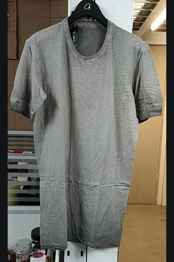 BORIS BIDJAN SABERI T -shirt AW22 TS Classic1 RIB RF F035 Fading Gray